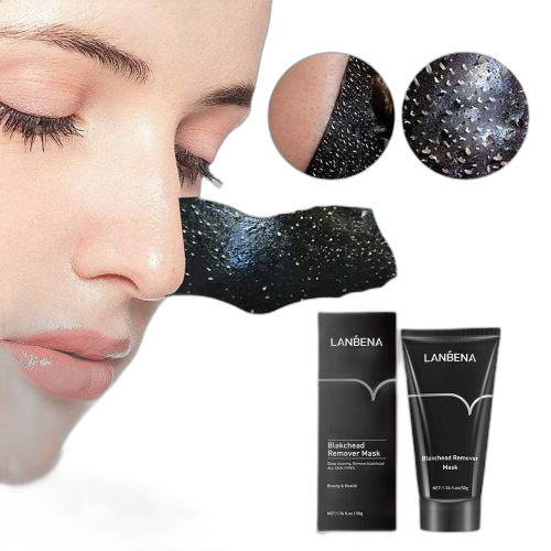 Masque peel off lanbena points noirs anti points noirs pores grossiers élimine les points noirs charbon de bamboe masque