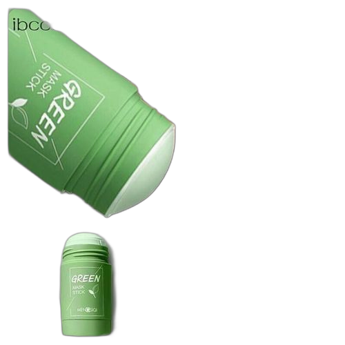 Masque à thé vert néttoyant, bâton d'argile purifiante, anti acné