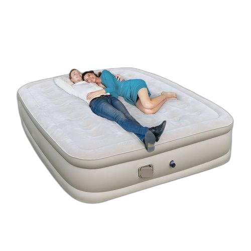Matelas gonflable avec pompe intégrée, 200x150x43cm
