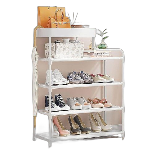 Meuble à chaussures rangement multifonction 5 étages 80cm