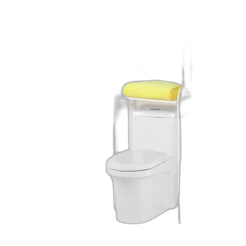 Meuble de rangement au dessus des toilettes wc blanc