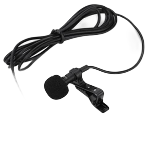 Micro cravate compatible de smartphone noir