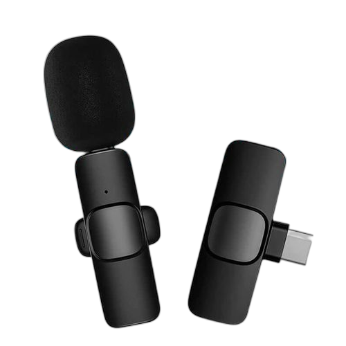 Microphone cravate lavalier pour smartphone, enregistrement vidéo youtube live stream ap031 2 3in1 for type c