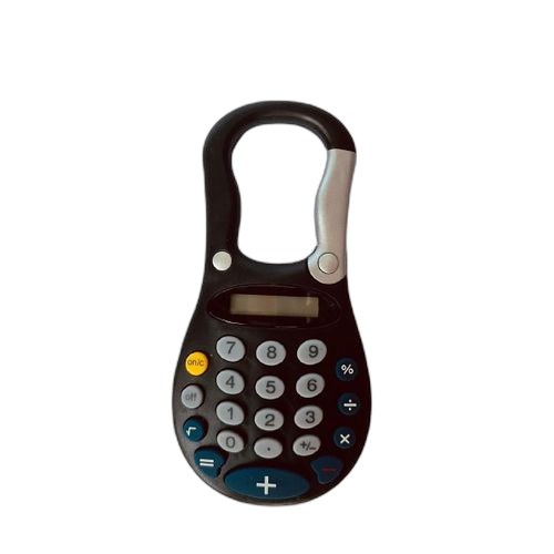 Mini calculatrice avec crochet escalade noir