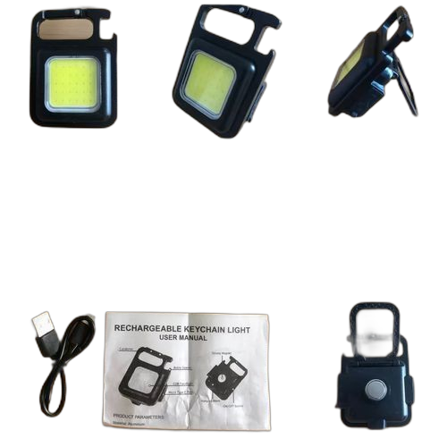 Mini lampe poche led rechargeable, lanterne d'urgence, torche cob magnetic