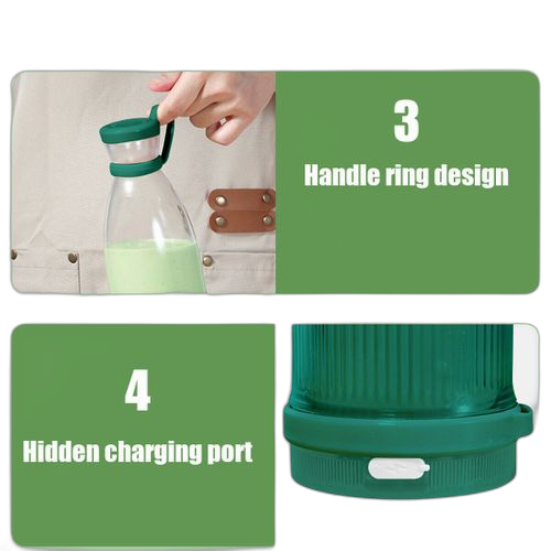 Mini mélangeur de jus 350ml presse fruits électrique smoothie presse agrumes – Image 5