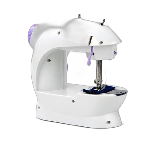 Mini machine a coudre blanc / violet
