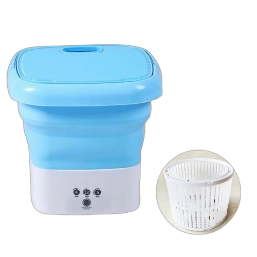 Mini machine à laver pliable électrique avec sèche linge
