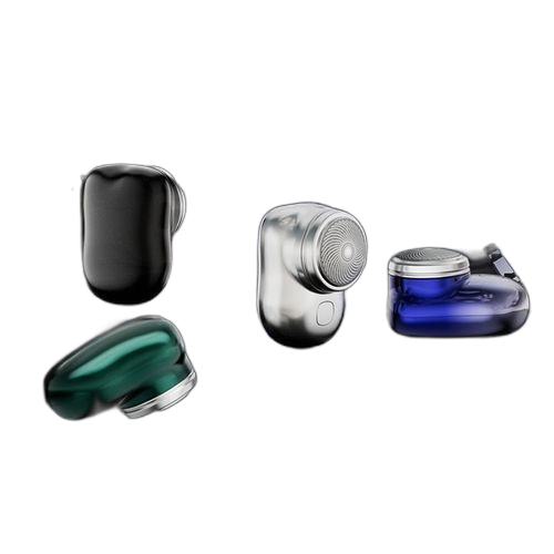 Mini rasoir électrique usb rechargeable rasoir imperméable noir