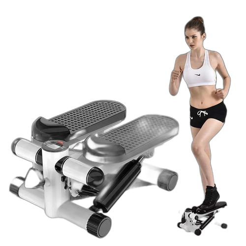 Mini stepper d'appartement avec compteur pour fitness et aérobic, entraînement des jambes et des fesses avec cordes