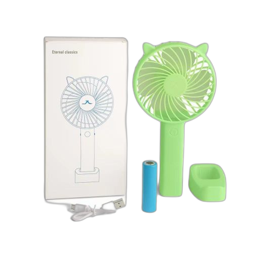 Mini ventilateur portable petit modéle rechargeable vert