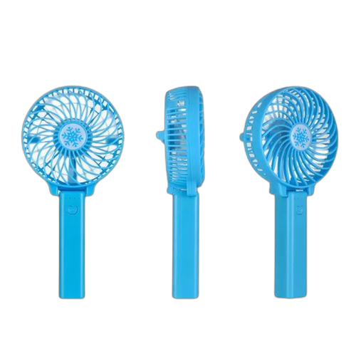 Mini ventilateur portable rechargeable usb bleu