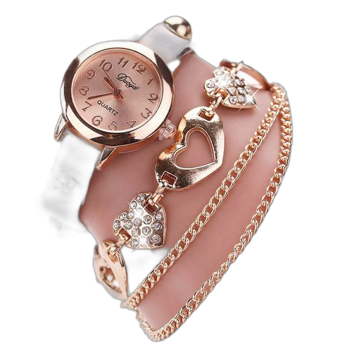 Mode montre femme mode cercle métal pendentif imperméable