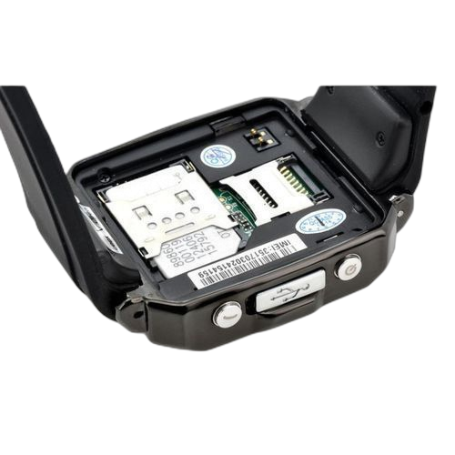 Modio montre connectée mw01 carte sim appel & sms bluetooth carte sd noir