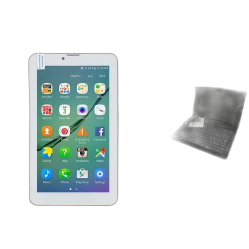 Modio tablette enfant 7" 4g lte ram 2go rom 32go blanc clavier noir