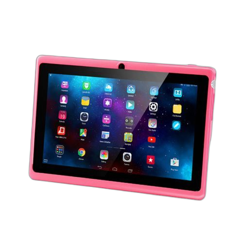 Modio tablette enfant ecran 7''rom 16go ram 1go 2500 mah rose + pochette offerte