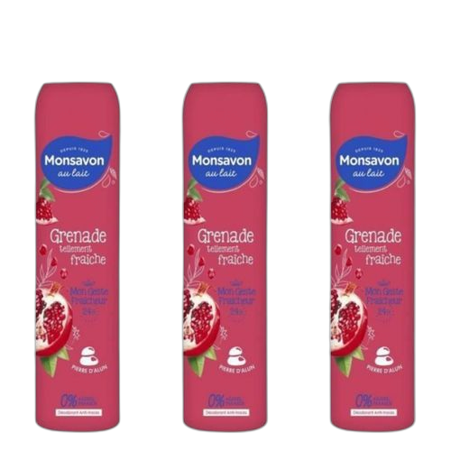 Mon savon lot de 3 monsavon déo lait fleur de lotus 200 ml