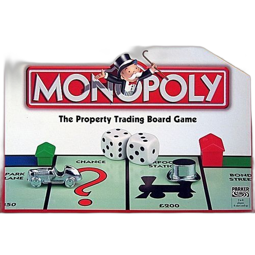 Monopoly jeu de société 2 8 joueurs 8 ans et plus blanc