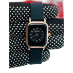 Montre bracelet femme doré cadran carré