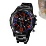 Montre de sport à quartz pour hommes avec lueur lumineuse