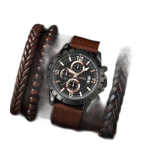 Montre inschic et bracelets femmes 6 pièces ensemble de luxe femmes