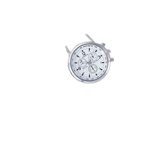 Montre à quartz homme fond blanc