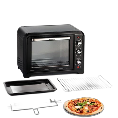 Moulinex four optimo noir 39l noir (convection/tourne broche)