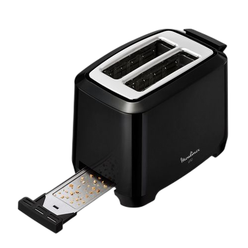 Moulinex grille pain uno noir 2 fentes