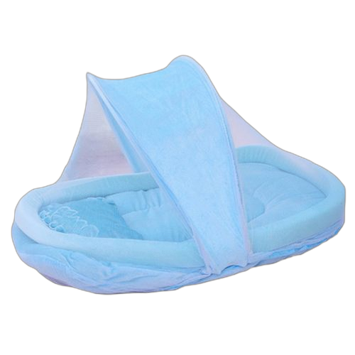 Moustiquaire yourte enfant pliable sans installation bleu