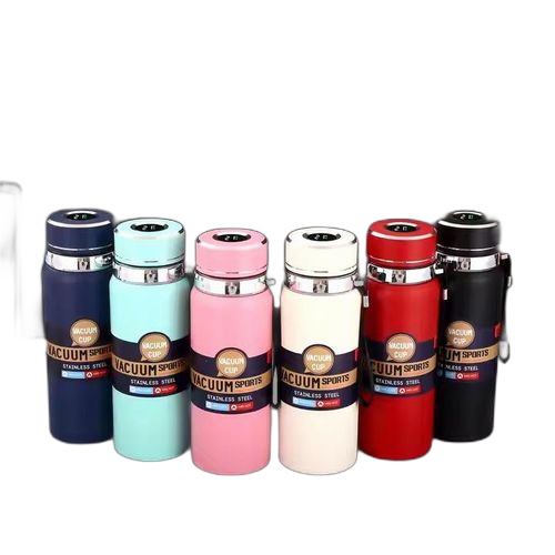 Mug et bouteille isotherme en acier inoxydable avec affichage de température 600ml