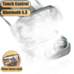 Music pioneer écouteur bluetooth m10 v5.3 9d stéréo + powerbank 2000mah