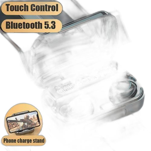 Music pioneer écouteur bluetooth m10 v5.3 9d stéréo + powerbank 2000mah