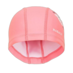 Nabaiji bonnet de bain maille silicone print bird corail