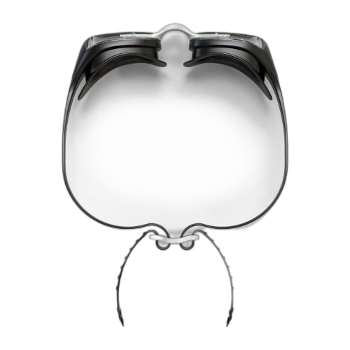 Nabaiji lunettes de natation xbase optique correction myopie verres clair noir