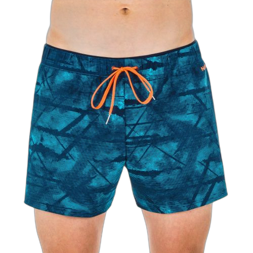 Nabaiji maillot de bain natation homme swimshort 100 court tex bleu