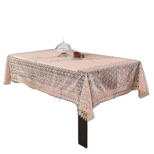 Nappe de lux table + 6 torchons blanc 7pièces