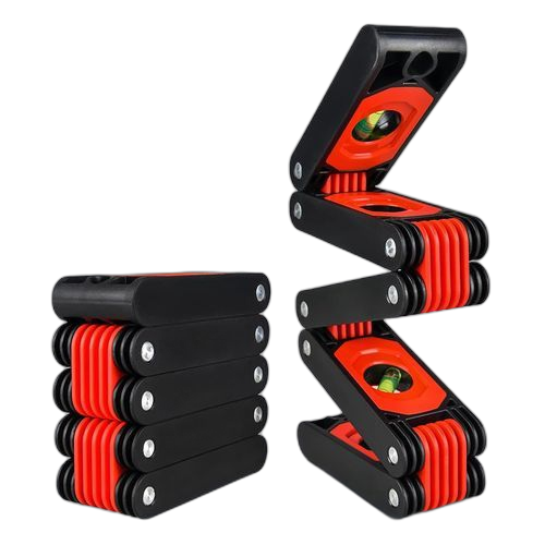 Niveau pliant multifonctionnel,outil de travail du bois règle portable instrument de mesure précise
