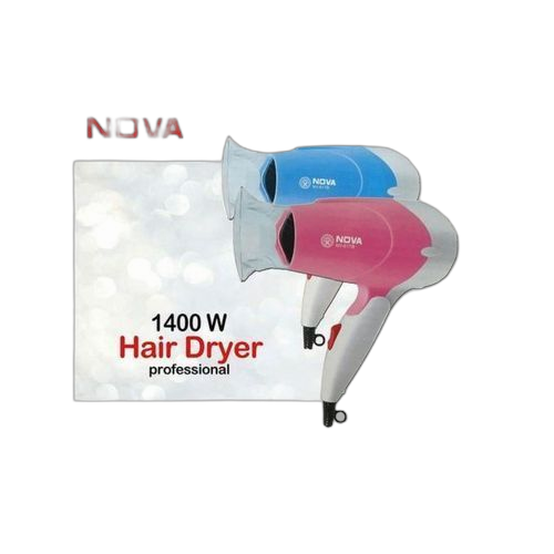 Nova sèche cheveux nova pliable 1400 w bleu