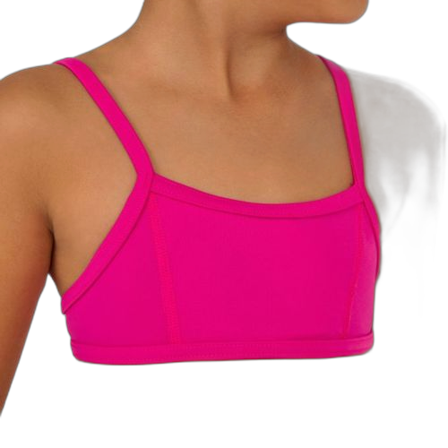 Olaian maillot de bain 2 pièces fille brassière bali rose by decathlon