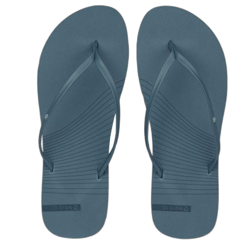 Olaian tongs femme 150 bleu gris