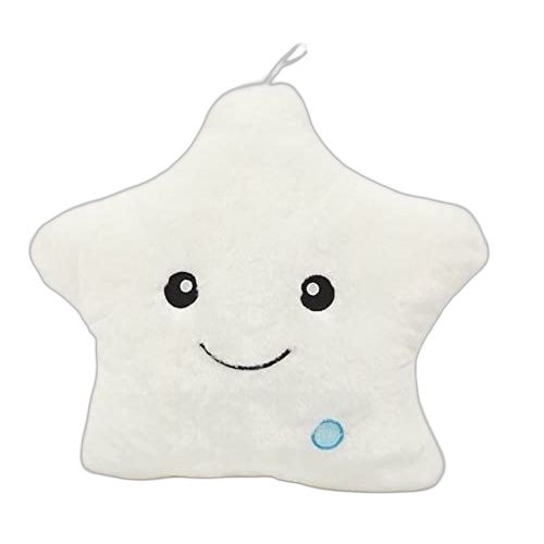 Oreiller en peluche en forme d'étoile scintillante led veilleuse – Image 6