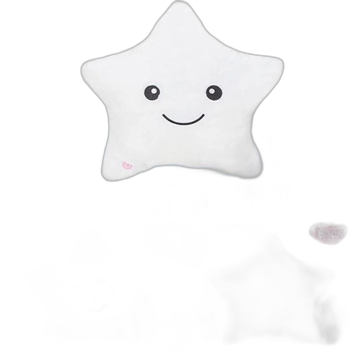 Oreiller en peluche en forme d'étoile scintillante led veilleuse – Image 9