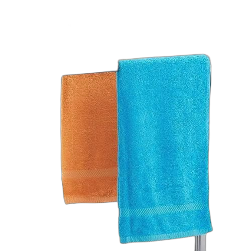 Original lot de 2 serviettes orange et bleu en coton