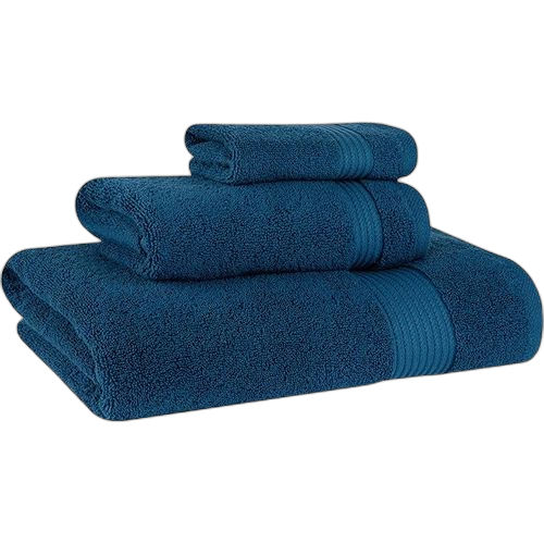 Original lot de 3 serviette bleu en cotonqualité supérieure bleu doux