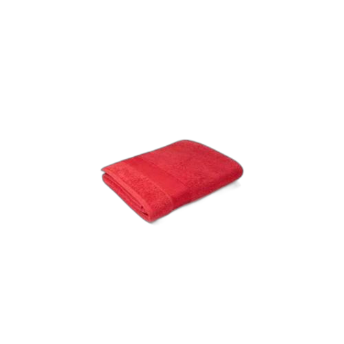 Original serviette bain rouge