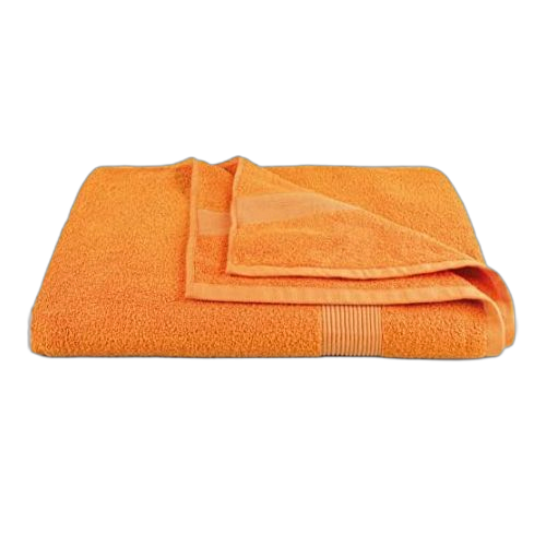 Original serviette orange en coton longueur 2 mètres