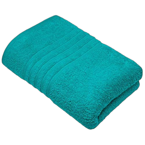 Original serviette verte turquoise en coton longueur 2 mètres