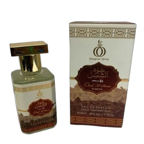 Oud parfum oud al shams white50ml