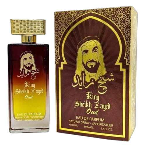 Oud parfum oud king sheikh zayed gold100ml