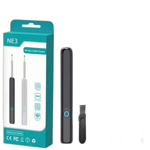 Outil de retrait intelligent d'endoscope cérumen émettant de la lumière visible haute définition